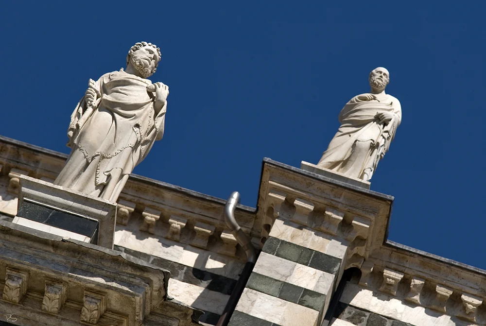 <strong>Les Statues Blanches</strong> • Cathédrale Santa Maria Assunta, Duomo di Siena - Sienne (Italie) <small>© Rémy SALAÜN</small>